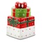 Gibson Home Christmas Estate 7.5 Inch Gift Box Holiday Cookie Jar 113251.01 - alternate 1