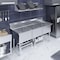 Amgood 78 in. x 30 in. Stainless Steel Three Compartment Sink with 24 in. x 24 in. x 14 in. Bowls SINK S3C-242414-NF-Z - alternate 8