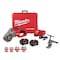 Milwaukee Tool M18 FUEL Compact Pipe Threader with ONE-KEY Kit with 1/2 in. - 1-1/4 in. Compact NPT Forged Aluminum Die Heads 2870-22 - alternate 1
