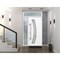 Vdomdoors Steel Door Deux 6500 White Sidelight and Transom Window Stainless Inserts Single Modern Painted-W36 DEUX6500EXD-WS-W36+14 x H80+16-Left-hand Inswing - alternate 4