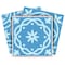 Homeroots 8" X 8" Ocean Blue Mosaic Peel And Stick Removable Tiles 390807 - alternate 3