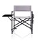 Picnic Time Family Of Brands Sports Chair, Gray with Black Accents 809-00-105-000-0 - alternate 4