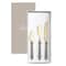 Mepra Fantasia Ice Gold Cheese Knives - 3 Pieces - Vicuna 10I64403OI - alternate 1