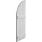 Ekena Millwork Smooth 3 Board Joined Board-n-Batten w/Quarter Round Arch Top Faux Wood Shutters, 16 1/2W x 64H, PR SHUBJQ16X64SMPR - alternate 6