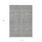 Homeroots 5' X 8' Gray And Ivory Geometric Washable Indoor Outdoor Area Rug 596106 - alternate 6