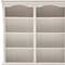 Homeroots 87" White Wood Sideboard with Hutch and Two Drawers 397129 - alternate 6