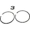 John Deere PISTON RING, JOHN DEERE OEM AM1638T AM1638T - alternate 4