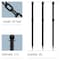 Mr. Chain Black Light Duty Ground Poles and Chain Kit 70303-6 - alternate 1