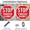 Signmission Stop Proceed Slowly, 6 inch X 6 inch, Plastic Sign, 2PK OC-P-2PACK-6-13 - alternate 6