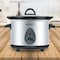 Brentwood Industries 1.5 Quart Slow Cooker in Stainless Steel with 3 Settings SC-115S - alternate 3