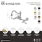 Kingston Brass Double-Handle Wall Mount Bathroom Faucet, Antique Brass KS3243BL - alternate 2