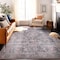 World Rug Gallery Vintage Inspired Machine Washable Non Slip Area Rug 5 ft x 7 ft Charcoal 6029CHARCOAL5X7 - alternate 8
