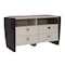 Homeroots 51in Beige Enclosed and Open Storage 329658 - alternate 1