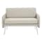 Office Star Products Sofa, CreamFauxLeather350lbCapUnassembled SL5602-PD28 - alternate 4