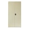 Hirsh Storage Cabinet, 72 in H, 36 in W, 18 in D, Recessed Twist, Keyed, Putty, 4 Shelves 22004 - alternate 13