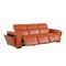 Homeroots 104" Camel Top Grain Leather Reclining Metal USB Sofa 720437 - alternate 7