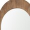 Homeroots 48" Brown Solid Wood Arch Accent Mirror 607302 - alternate 4