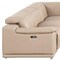 Homeroots Beige Leather Power Reclining U Shaped Eight Piece Corner Sectional 643954 - alternate 6