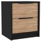 Homeroots Three Piece Brown and Black Bedroom Set 530258 - alternate 10