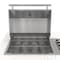 Koolmore 90 in. Outdoor Kitchen Suite with White Stone Counter, Sides and  Doors, 4-Burner Low-Profile Grill KM-OKI-5595 - alternate 10