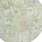 Homeroots 8' Artichoke Green Lavender And Beige Round Floral Washable Indoor Outdoor Area Rug 611182 - alternate 7