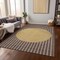 Homeroots 8' X 10' Brown And Beige Striped Washable Indoor Outdoor Area Rug 597154 - alternate 6