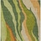Homeroots 3' X 5' Green Beige And Copper Abstract Washable Indoor Outdoor Area Rug 600966 - alternate 7