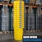 Magnum Tool Yellow 55 Gallon Trash Can Set (Trash Can, Quiet Dolly, and Reinforced Lid) (4 Set) CMTC-CLD0-55Y04 - alternate 4