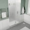 Anzzi 60in x 76in Frameless Shower Door with Sliding in Brushed Nickel with Tsunami Tempered Clear Glass SD-FRLS06102BN - alternate 13