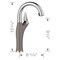 Blanco Artona Bar 1.5 GPM, PVD Steel/Volcano Gray 443042 - alternate 3