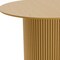Homeroots 46" Brown Solid Wood Pedestal Base Round Top Dining Table 720970 - alternate 5
