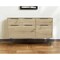 Homeroots 47" Natural Four Drawer Double Dresser 543995 - alternate 1