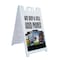 Signmission We Buy & Sell Used Phones, A-Frame & 2 Decals Installed, Heavy-Duty Plastic Frame SBHD-D-2436-We Buy & Sell Used Phones - alternate 1