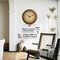 Clockswise 16in Round Battery-Operated Vintage Chiming Wall Clock with Chime & Non-Ticking Feature, Rustic Gold QI004821 - alternate 5
