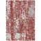 Homeroots 9' X 12' Burgundy And Ivory Abstract Washable Indoor Outdoor Area Rug 612945 - alternate 7