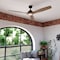 Vaxcel Niles, 60 in, Black Indoor/Outdoor Ceiling Fan, Elm Blades, LED, Remote, DC Motor F0141 - alternate 6