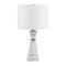 Jonathan Y Artezza 24" Art Deco Contemporary Hourglass Terrazzo/Iron LED Table Lamp, White/Gray JYL8030A - alternate 8