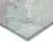 Homeroots 8' Blue Teal Blue And Gray Round Abstract Washable Indoor Outdoor Area Rug 611248 - alternate 6