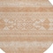 Homeroots 8' Copper And Ivory Round Southwestern Washable Indoor Outdoor Area Rug 582820 - alternate 6