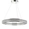 Jonathan Y Benton 24.7" Round Integrated LED Crystal/Metal Pendant, Chrome/Clear JYL7201A - alternate 9