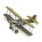 Homeroots 6" Yellow and Green Metal Hand Painted Model Airplane Tabletop Sculpture 489430 - alternate 1