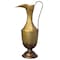 Uniquewise Set of 2 Antique Style 1 Handle Metal Jug Floor Vase - Vintage Inspired Rustic Design for QI004441.2 - alternate 6