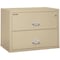 Fireking 31-15/16" W 2 Drawer Fire-Resistant Lateral File Cabinet, Parchment, Letter/Legal 2-3822-CPA - alternate 1