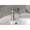 Kingston Brass One-Handle Single-Hole Bathroom Faucet with Push Pop-Up Drain, Brushed Nickel KS3548RNX - alternate 3