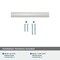 Amerock Metro 3 inch (76mm) Center-to-Center Polished Chrome Cabinet Pull, 25PK 25VMP3728926 - alternate 2
