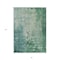 Homeroots 8' X 10' Emerald Abstract Washable Indoor Outdoor Area Rug 608235 - alternate 6