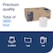 Tork Hardwound Paper Towel Roll, 1 Ply, Continuous Sheets, 600 ft, White, 6 PK 8030630 - alternate 7
