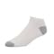 Railroad Sock Unisex No Show Socks, 85% Cotton, 15% Nylon, White/Grey, 5-10 W; 4 Pair-7.5 M, 6 PK 8084 - alternate 2