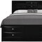 Homeroots Solid Wood Full Black Eight Drawers Bed 383801 - alternate 5