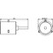 Siemens variable depth adapter for withdraw. version 8 x 8 mm accessory for: 3VA9487-0GB10 - alternate 2